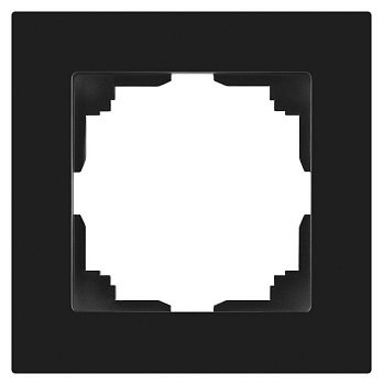 Рамка для розеток и выключателей Accent 6-501-05 на 1 пост СУ антрацит Intro Б0063750