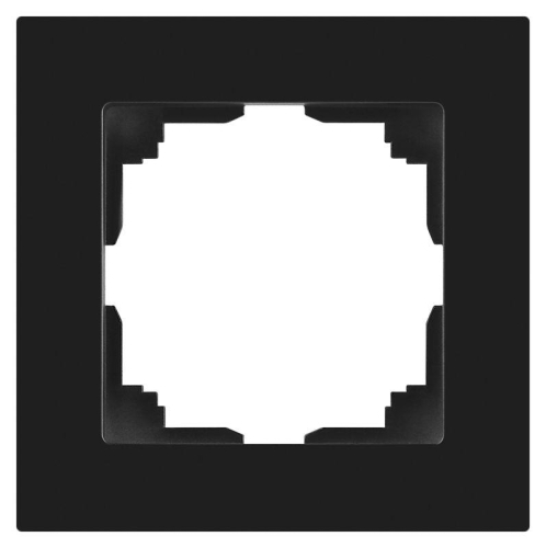 Рамка для розеток и выключателей Accent 6-501-05 на 1 пост СУ антрацит Intro Б0063750