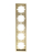 Рамка 5-м ZIMA горизонт. зол. LEZARD 704-3600-150