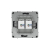 Розетка компьютерная 2-м KANT RJ45 кат.5E без шторки черн. уголь DKC 7012664 Розетка компьютерная 2-м KANT RJ45 кат.5E без шторки черн. уголь DKC 7012664