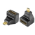 Переходник аудио гнездо HDMI - штекер micro HDMI угловой блист. Rexant 06-0177-A