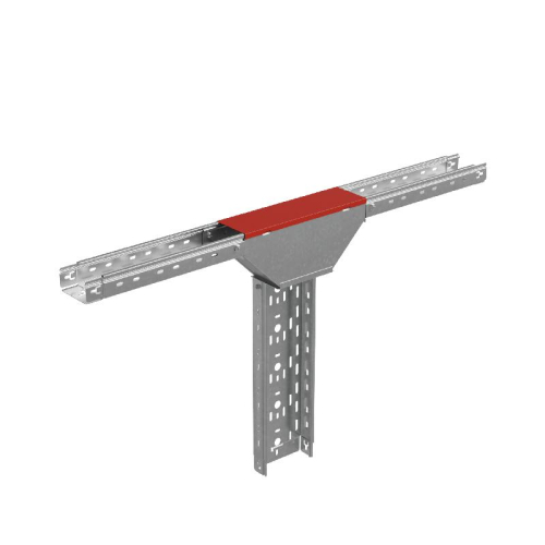 Крышка для ответвителя T-образ. вертикал. переходник 50-100мм с разворотом трассы на 90град. "ПЛЮС" (нижняя часть больше исходной) HD85 КМ PL16113