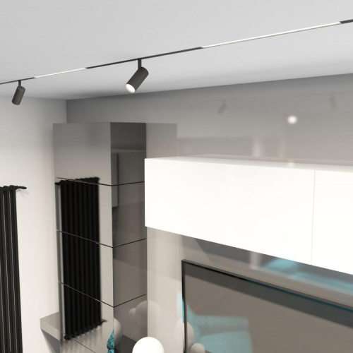 Экран для трека SMART черн. 1 метр DENKIRS TR2010-BK