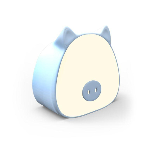 Светильник настольный Qplus 5Вт 2700-6000К 200лм 5В аккум. Li-ion 1200мА.ч диммир. ночник голуб. GAUSS NN7036