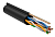Кабель витая пара U/UTP кат.5E 4х2х24AWG LDPE с метал. тросом 1.2мм черн. (305м) (м) ITK LC3-C5E04-159