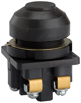 Выключатель кнопочный КЕ-081 У2 исп.3 2НЗ цилиндр 10А IP54 660В черн. Электротехник ET502378