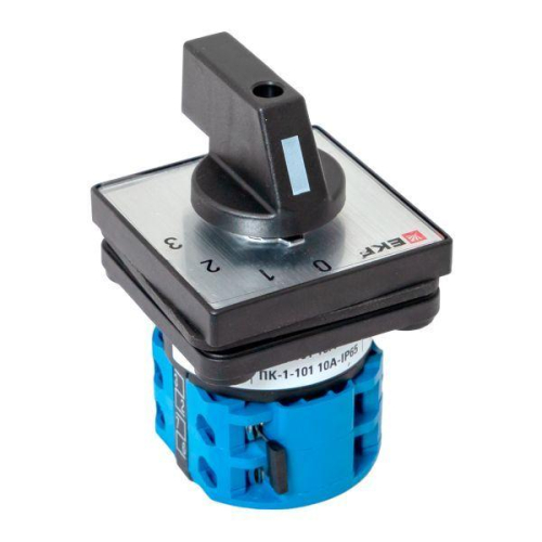 Переключатель кулачковый ПК-1-101 1п 10А "0-1-2-3" IP65 EKF pk-1-101-10-65