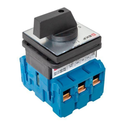 Переключатель кулачковый ПК-2-13 3п 100А "ВКЛ-ВЫКЛ" IP65 EKF pk-2-13-100-65