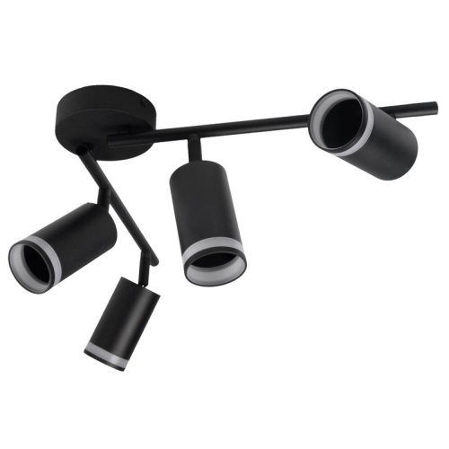 Светильник PCL-0204 4xGU10 IP20 230В BL настен./потолочн. декор. под лампу JazzWay 5066502