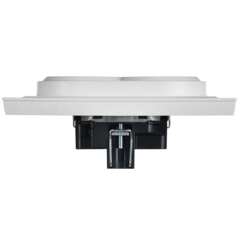 Розетка 2-м СП BRITE РС12-3-БрАБ 16А в сборе с заземл. без защ. шторок арктич. бел. IEK BR-R21-16-K91-F