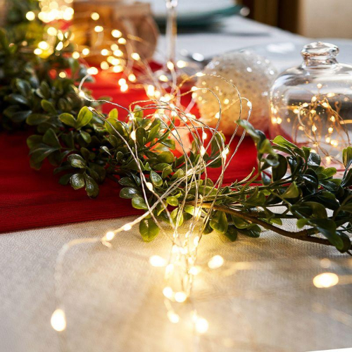 Гирлянда "Роса" 100м 1000LED тепл. бел. с трансформатором Neon-Night 303-236