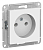 Розетка AtlasDesign без заземл. без шторок 16А механизм лотос SE ATN001341