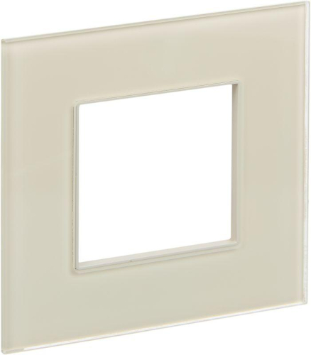 Рамка 1-м SKANDY SK-F21B стекло беж. IEK SK-M12-G-K10
