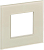 Рамка 1-м SKANDY SK-F21B стекло беж. IEK SK-M12-G-K10