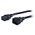 Кабель питания PWC-IEC19-IEC20-3.0-BK IEC 320 C19 - IEC 320 C20 (3х1.5) 16А прямая вилка 3м Hyperline 43795