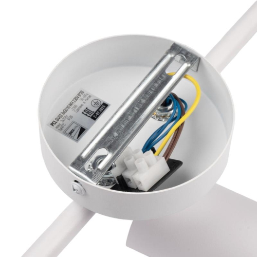 Светильник PCL-0403 3xGU10 IP20 230В WH настен./потолочн. декор. под лампу JazzWay 5066663
