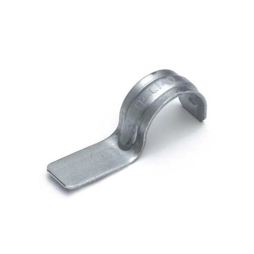 Скоба крепежная однолапковая СМО d19-20мм для монтажн. пистолета без отверст. метал. (уп.100шт) Промрукав PR13.02553