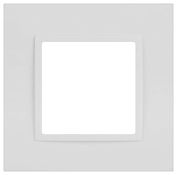 Рамка для розеток и выключателей ЭРА Elegance 14-5011-01М Classic на 1 пост матов. бел. Эра Б0065822