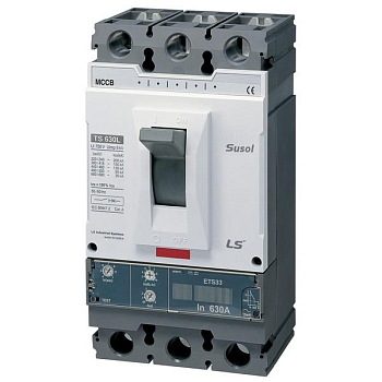 Выключатель автоматический 3п 3т 630А 65кА TS630N ETS33 LS Electric 0108006300