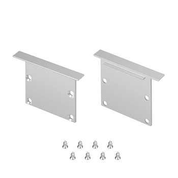 Заглушка LINIA49-F-S глухая металл (комплект) Arlight 041760