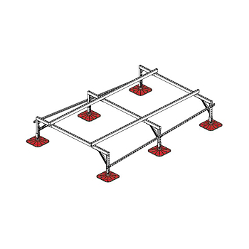 Конструкция опорная для установки оборудования TECHNORAPTOR FOOT 2000х3000 тип 1 KM-TR-F-SSEI-2000-3000-1 КМ TR0045
