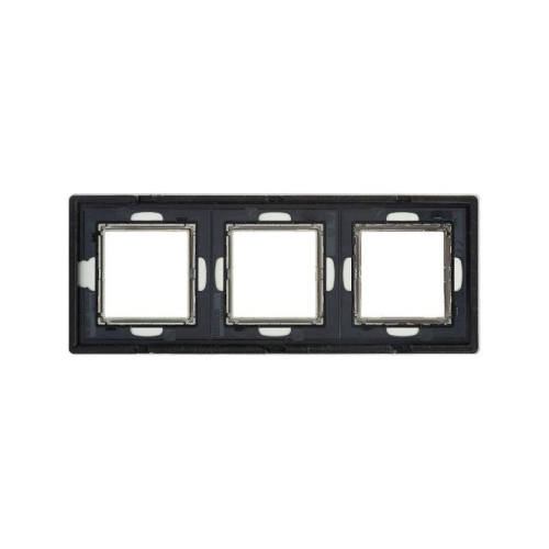 Рамка 3-м 6мод. Avanti алюм. сер. DKC 4404836
