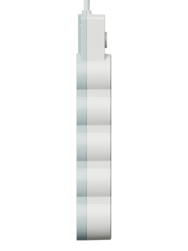 Удлинитель 3х5м с заземл. 10А IP20 USB 2500Вт 220В ПВС 3х1 с выкл. бел. КОСМОС YKsm5m4g-Z-VU10А-W
