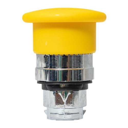 Механизм кнопки исполнительный XB4 "Грибок" желт. возвратный без фиксации без подсветки IP65 EKF XB4BC-Y-65