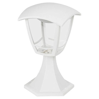 Светильник светодиодный садово-парковый ДТУ 07-8-001 Валенсия 8Вт 3000К IP44 4 гранный напольный бел. Эра Б0064284