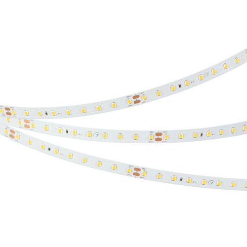 Лента светодиодная RT-A90-10mm 24V Warm 3000К 4.8Вт/м IP20 2835 высок. эффект. 200лм/Вт (уп.5м) Arlight 038778