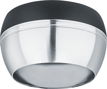 Светильник декоративный 93 314 NGX-C-009-04 230В накладной под лампу GX53 серебр./черн. NAVIGATOR 93314