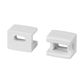 Заглушка PLINTUS-FANTOM WHITE с отверстием пластик (комплект) Arlight 043607