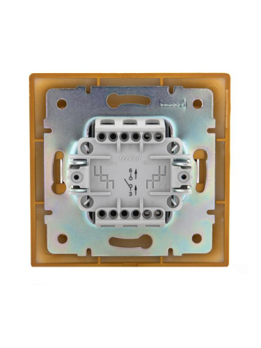 Выключатель 1-кл. СП Mira 10А IP20 ольха LEZARD 701-0701-100