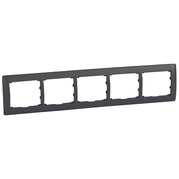 Рамка 5-м Galea Life горизонт. темн. бронза Leg 771205