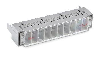 Кассета для грозоразрядников PrMag на 10 пар Cabeus 7086c