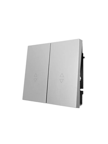 Выключатель проходной 2-кл. СП ZIMA IP20 10А безвинт. зажим сер. матов. LEZARD 704-7488-106QC