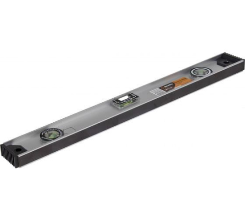 Уровень алюминиевый "Рельс" 600мм 3 глазка (1 поворотный) Вихрь 73/11/4/14