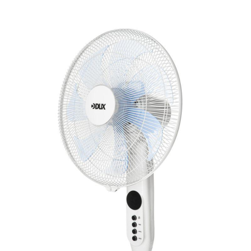 Вентилятор напольный 50Вт 7 лопастей д/у управление бел. DUX 60-0221