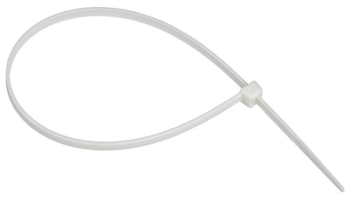 Хомут 4.8х300мм P6.6 самозатухающий бел. (уп.100шт) IEK UHH90-D048-300-100-K01