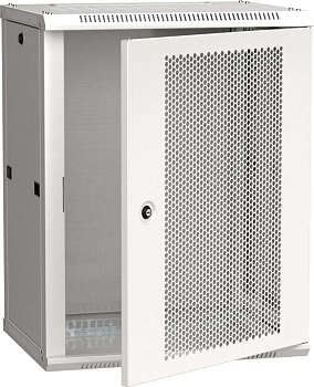 Шкаф LINEA W 15U 600х450мм перфорир. дверь RAL7035 ITK LWR3-15U64-PF