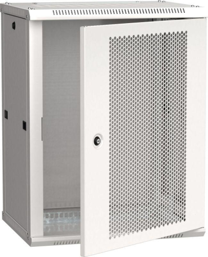 Шкаф LINEA W 15U 600х450мм перфорир. дверь RAL7035 ITK LWR3-15U64-PF