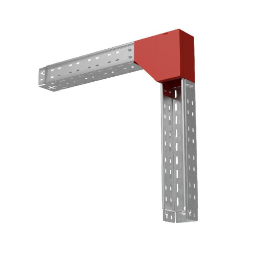 Угол для лотка вертикальный внешний L 80х100мм с разворотом трассы на 90град. "ПЛЮС" HD85 КМ PL18496