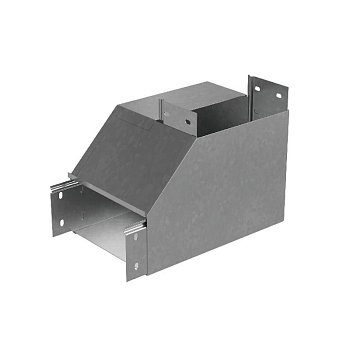 Угол для лотка вертикальный внутр. R 80х500мм с разворотом трассы на 90град. "ПЛЮС" HD85 КМ PL17690