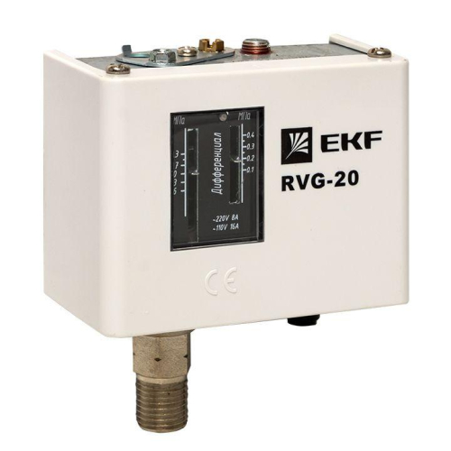Реле избыточного давления RVG-20-1.6 (1.6МПа) EKF RVG-20-1.6