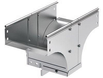 Ответвитель-переходник для лотка Т-образ. верт. TDSR 300/80 в комплекте с крепеж. эл. DKC 37626K