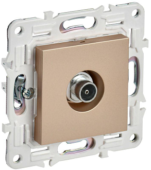 Розетка TV оконечная SKANDY SK-A12Sa песочн. IEK SK-A10-O-K98