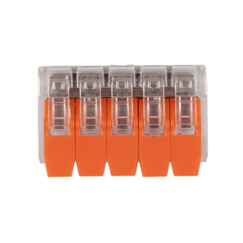 Клемма монтажная рычажного соединения PTC-5P 221-415 450В 32А 0.14-4.0кв.мм JazzWay 5050945