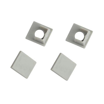 Набор заглушек 5022-3 для профиля 5022. 4624. 5313(01) 3313. 3213. 5313(02) 2шт глухие 2шт с отверстием Эра Б0062806