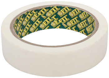 Лента малярная креппированная клейкая 25ммх20м FIT 11312