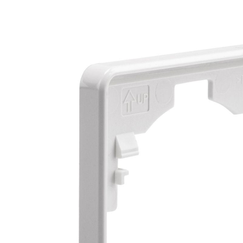 Рамка 2-м ROUND MIELE перламутр Kranz KR-78-0752-1